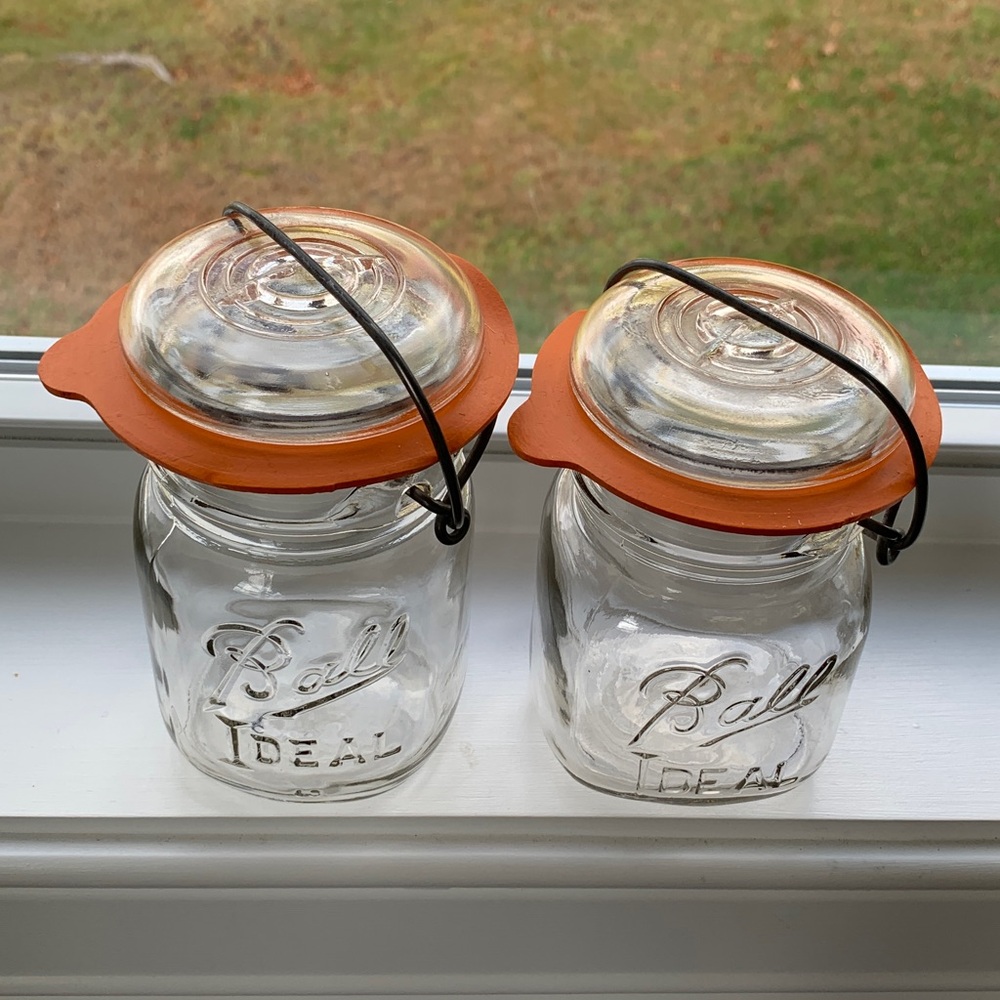 2 Vintage Ball Canning Jars